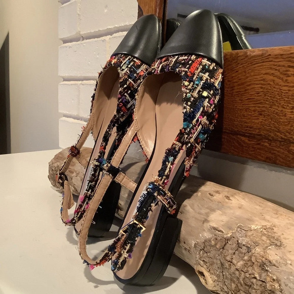 NWT Steve Madden Multicolor Tweed Belinda Flats Size 6.5 - Picture 10 of 11